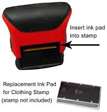 Clothing Stamp Ink Pad